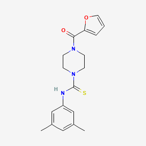 N-(3,5-dimethylphenyl)-4-(2-furoyl)-1-piperazinecarbothioamide