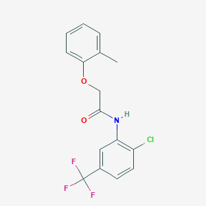 N-[2-chloro-5-(trifluoromethyl)phenyl]-2-(2-methylphenoxy)acetamide