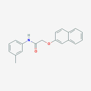 molecular formula C19H17NO2 B398647 N-(3-methylphenyl)-2-(2-naphthyloxy)acetamide 