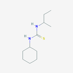 molecular formula C11H22N2S B3986489 N-(sec-butyl)-N'-cyclohexylthiourea 