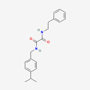 N-(4-isopropylbenzyl)-N'-(2-phenylethyl)ethanediamide