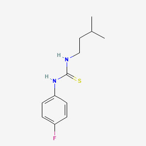 N-(4-fluorophenyl)-N'-(3-methylbutyl)thiourea