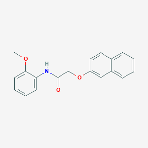 molecular formula C19H17NO3 B398652 N-(2-methoxyphenyl)-2-naphthalen-2-yloxyacetamide CAS No. 551913-68-9