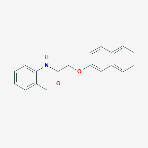 molecular formula C20H19NO2 B398654 N-(2-ethylphenyl)-2-(2-naphthyloxy)acetamide 