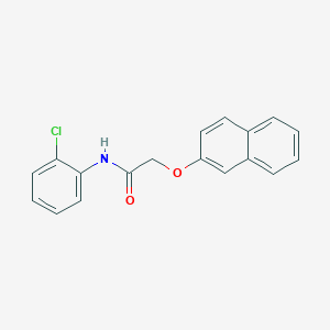 molecular formula C18H14ClNO2 B398657 N-(2-chlorophenyl)-2-(2-naphthyloxy)acetamide 