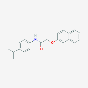 molecular formula C21H21NO2 B398658 N-(4-isopropylphenyl)-2-(2-naphthyloxy)acetamide 