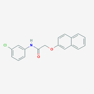 N-(3-chlorophenyl)-2-(2-naphthyloxy)acetamide