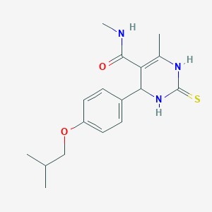 4-(4-isobutoxyphenyl)-N,6-dimethyl-2-thioxo-1,2,3,4-tetrahydro-5-pyrimidinecarboxamide