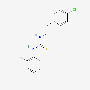 N-[2-(4-chlorophenyl)ethyl]-N'-(2,4-dimethylphenyl)thiourea