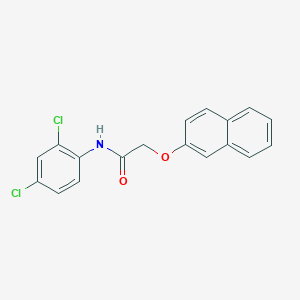 molecular formula C18H13Cl2NO2 B398661 N-(2,4-dichlorophenyl)-2-(2-naphthyloxy)acetamide 