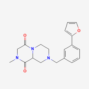 8-[3-(2-furyl)benzyl]-2-methyltetrahydro-2H-pyrazino[1,2-a]pyrazine-1,4(3H,6H)-dione