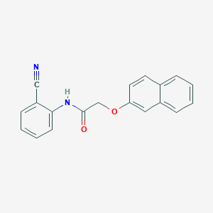 N-(2-cyanophenyl)-2-(2-naphthyloxy)acetamide