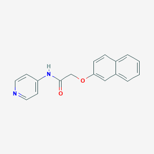 molecular formula C17H14N2O2 B398666 2-(naphthalen-2-yloxy)-N-(pyridin-4-yl)acetamide CAS No. 425412-24-4