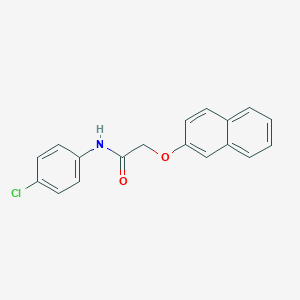molecular formula C18H14ClNO2 B398667 N-(4-chlorophenyl)-2-(2-naphthyloxy)acetamide 