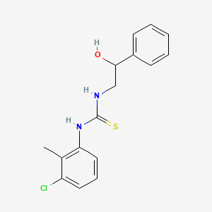 N-(3-chloro-2-methylphenyl)-N'-(2-hydroxy-2-phenylethyl)thiourea