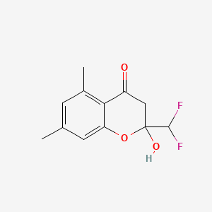 2-(difluoromethyl)-2-hydroxy-5,7-dimethyl-2,3-dihydro-4H-chromen-4-one