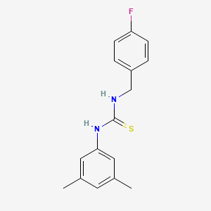 N-(3,5-dimethylphenyl)-N'-(4-fluorobenzyl)thiourea