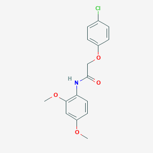 molecular formula C16H16ClNO4 B398677 2-(4-chlorophenoxy)-N-(2,4-dimethoxyphenyl)acetamide 
