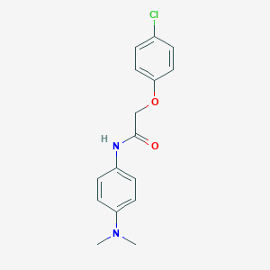 molecular formula C16H17ClN2O2 B398678 2-(4-chlorophenoxy)-N-[4-(dimethylamino)phenyl]acetamide 