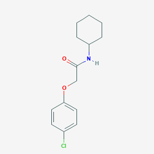 molecular formula C14H18ClNO2 B398680 2-(4-chlorophenoxy)-N-cyclohexylacetamide 
