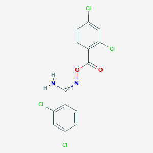 [[Amino-(2,4-dichlorophenyl)methylidene]amino] 2,4-dichlorobenzoate