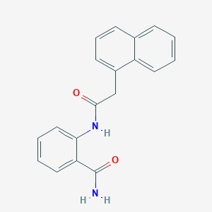 molecular formula C19H16N2O2 B398698 2-[(1-Naphthylacetyl)amino]benzamide 
