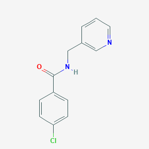 molecular formula C13H11ClN2O B398699 4-chloro-N-(pyridin-3-ylmethyl)benzamide 