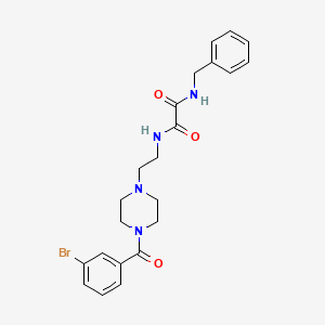 N-benzyl-N'-{2-[4-(3-bromobenzoyl)-1-piperazinyl]ethyl}ethanediamide