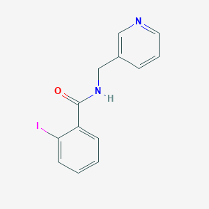 molecular formula C13H11IN2O B398700 2-iodo-N-(3-pyridinylmethyl)benzamide 