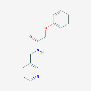 molecular formula C14H14N2O2 B398701 2-phenoxy-N-(pyridin-3-ylmethyl)acetamide CAS No. 324073-85-0