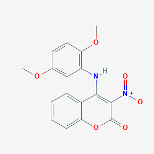 4-[(2,5-dimethoxyphenyl)amino]-3-nitro-2H-chromen-2-one