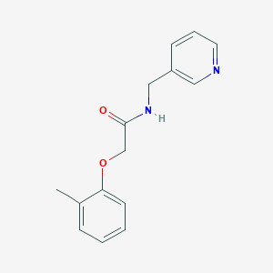 molecular formula C15H16N2O2 B398703 2-(2-methylphenoxy)-N-(pyridin-3-ylmethyl)acetamide 
