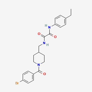 N-{[1-(4-bromobenzoyl)-4-piperidinyl]methyl}-N'-(4-ethylphenyl)ethanediamide