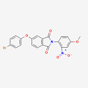 5-(4-bromophenoxy)-2-(4-methoxy-2-nitrophenyl)-1H-isoindole-1,3(2H)-dione