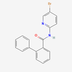 N-(5-bromo-2-pyridinyl)-2-biphenylcarboxamide