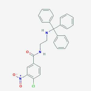 molecular formula C28H24ClN3O3 B398725 4-chloro-3-nitro-N-[2-(tritylamino)ethyl]benzamide 