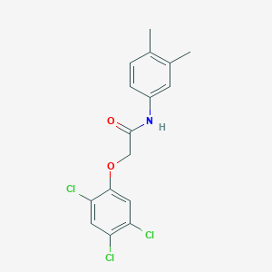 molecular formula C16H14Cl3NO2 B3987293 N-(3,4-dimethylphenyl)-2-(2,4,5-trichlorophenoxy)acetamide 