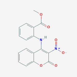 methyl 2-[(3-nitro-2-oxo-2H-chromen-4-yl)amino]benzoate