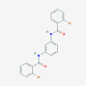 2-BROMO-N-[3-(2-BROMOBENZAMIDO)PHENYL]BENZAMIDE