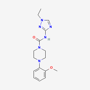 N-(1-ethyl-1H-1,2,4-triazol-3-yl)-4-(2-methoxyphenyl)piperazine-1-carboxamide