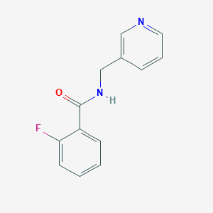 molecular formula C13H11FN2O B398740 2-fluoro-N-(pyridin-3-ylmethyl)benzamide CAS No. 331712-95-9