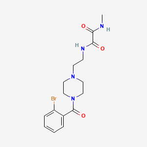 N-{2-[4-(2-bromobenzoyl)-1-piperazinyl]ethyl}-N'-methylethanediamide