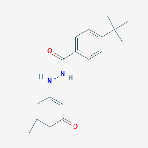 4-tert-butyl-N'-(5,5-dimethyl-3-oxo-1-cyclohexen-1-yl)benzohydrazide