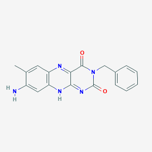 8-amino-3-benzyl-7-methylbenzo[g]pteridine-2,4(1H,3H)-dione
