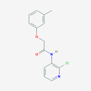 molecular formula C14H13ClN2O2 B398761 N-(2-chloro-3-pyridinyl)-2-(3-methylphenoxy)acetamide CAS No. 499211-11-9