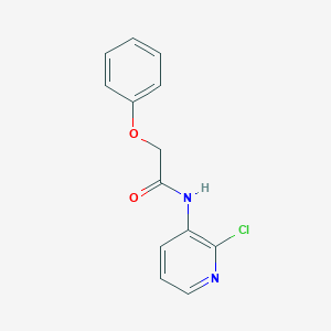 molecular formula C13H11ClN2O2 B398764 N-(2-chloropyridin-3-yl)-2-phenoxyacetamide CAS No. 489423-79-2
