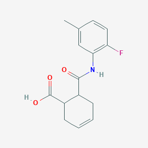 6-{[(2-fluoro-5-methylphenyl)amino]carbonyl}-3-cyclohexene-1-carboxylic acid