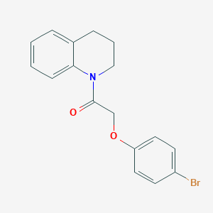 molecular formula C17H16BrNO2 B398772 1-[(4-Bromophenoxy)acetyl]-1,2,3,4-tetrahydroquinoline CAS No. 433707-46-1