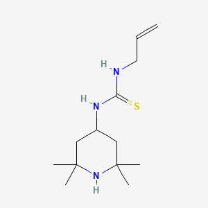 molecular formula C13H25N3S B3987724 N-allyl-N'-(2,2,6,6-tetramethyl-4-piperidinyl)thiourea 