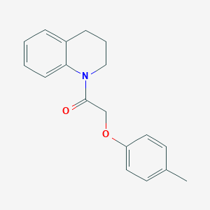molecular formula C18H19NO2 B398773 1-(3,4-Dihydro-2H-quinolin-1-yl)-2-p-tolyloxy-ethanone CAS No. 349473-92-3